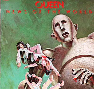 QUEEN - News of the World (French and Italian Releases) album front cover vinyl record